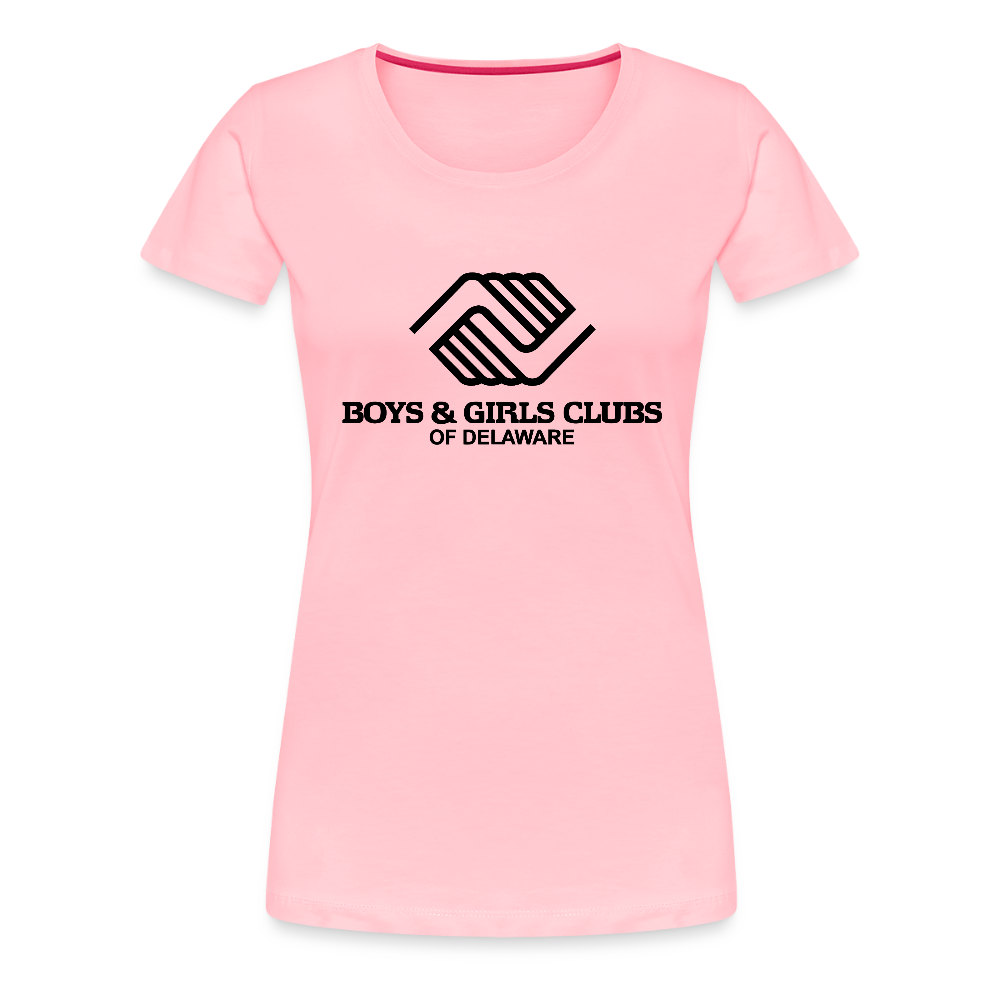 LOGO ONLY Women’s Premium T-Shirt - pink
