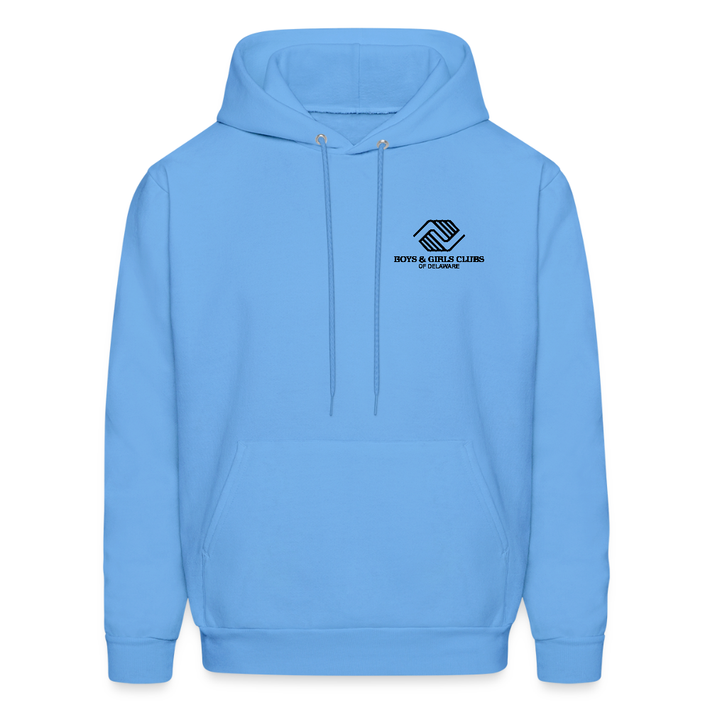LOGO ONLY Men's Hoodie - carolina blue