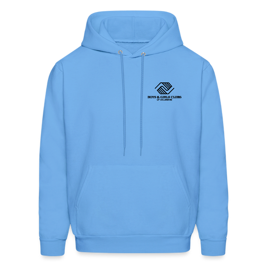 LOGO ONLY Men's Hoodie - carolina blue