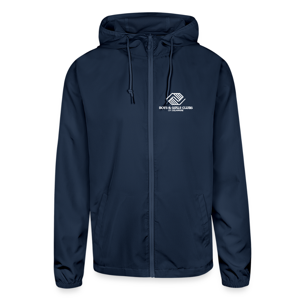BGCDE Club Kids Need You Unisex Lightweight Windbreaker Jacket - navy