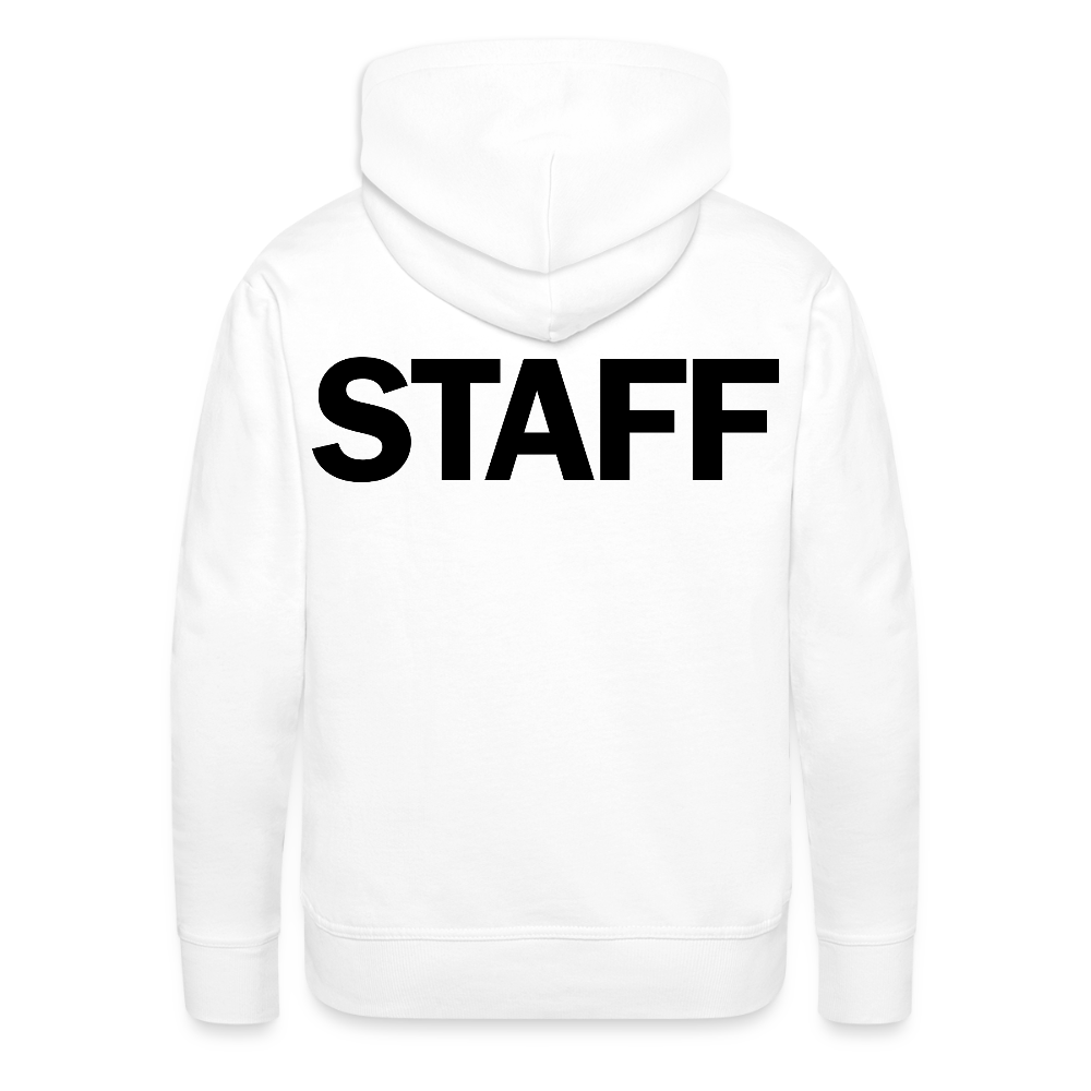 STAFF Men’s Premium Hoodie - white
