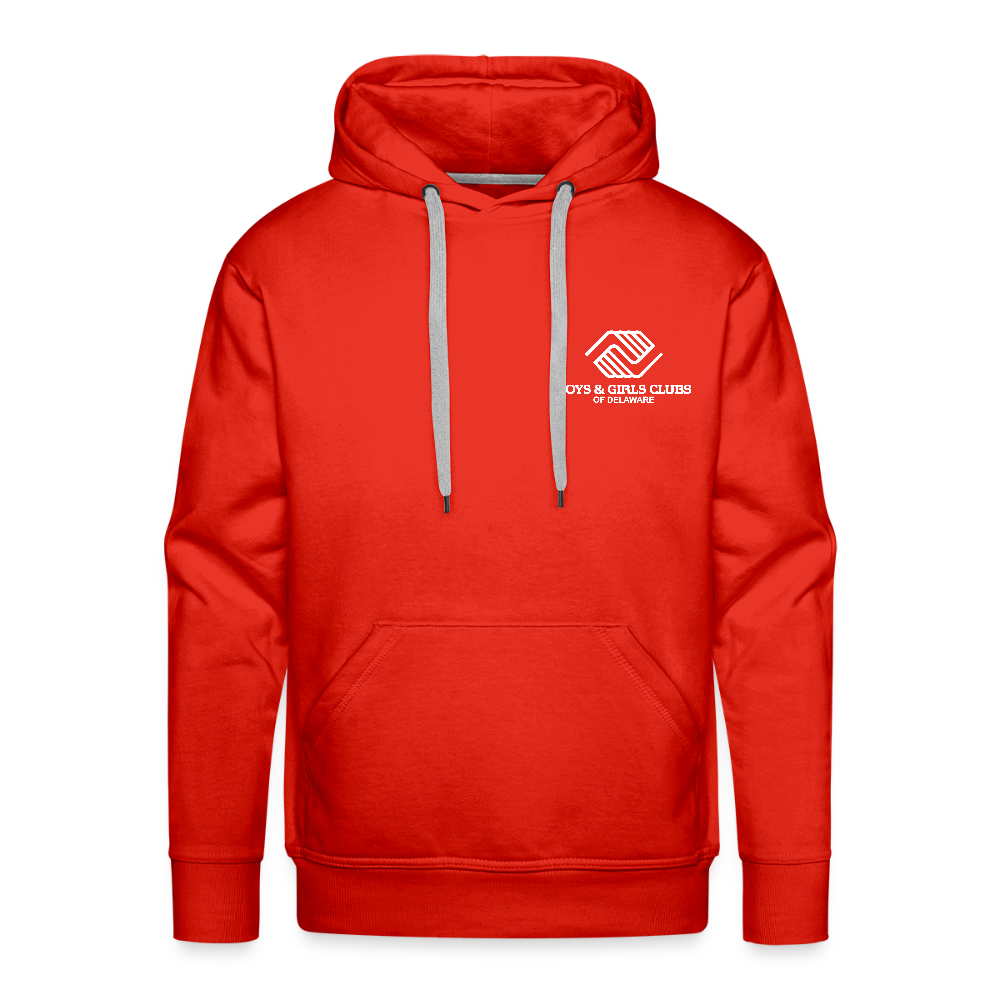 LOGO ONLY Men’s Premium Hoodie - red