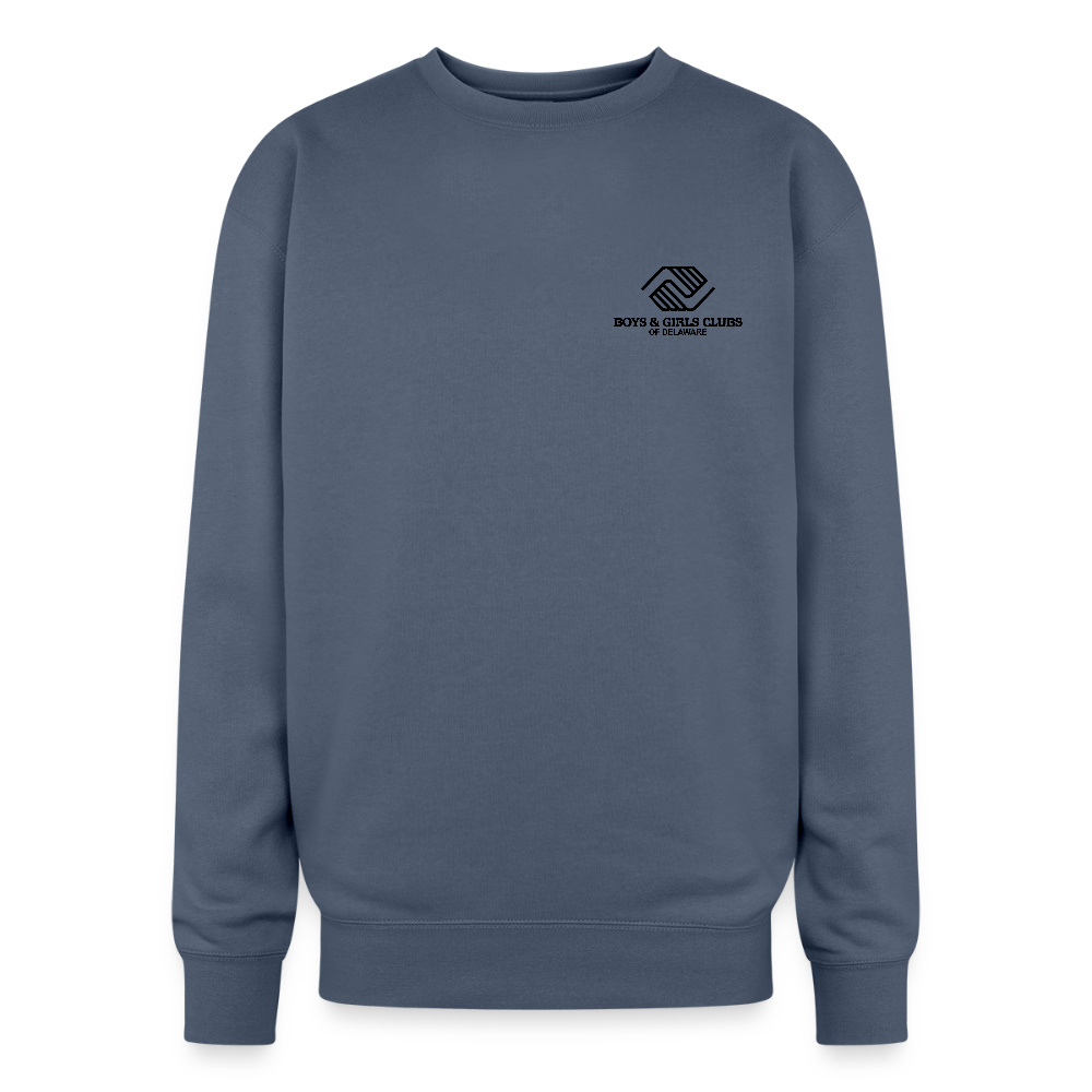 LOGO ONLY Oversized Crewneck Sweatshirt - stone blue