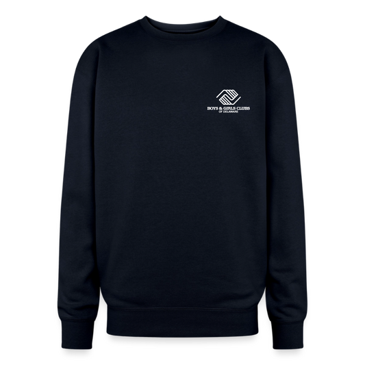 BGCDE Club Kids Need You BLUE - Dual Sided Oversized Crewneck Sweatshirt - navy