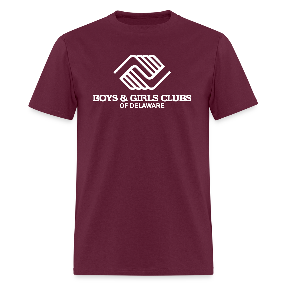 LOGO ONLY Men's T-Shirt | GILDAN 5000 - burgundy