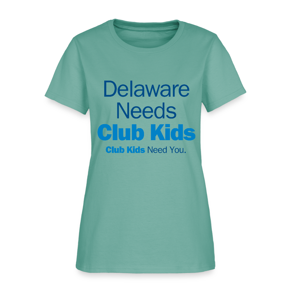 Delaware Needs Club Kids Women's T-Shirt - aquatic