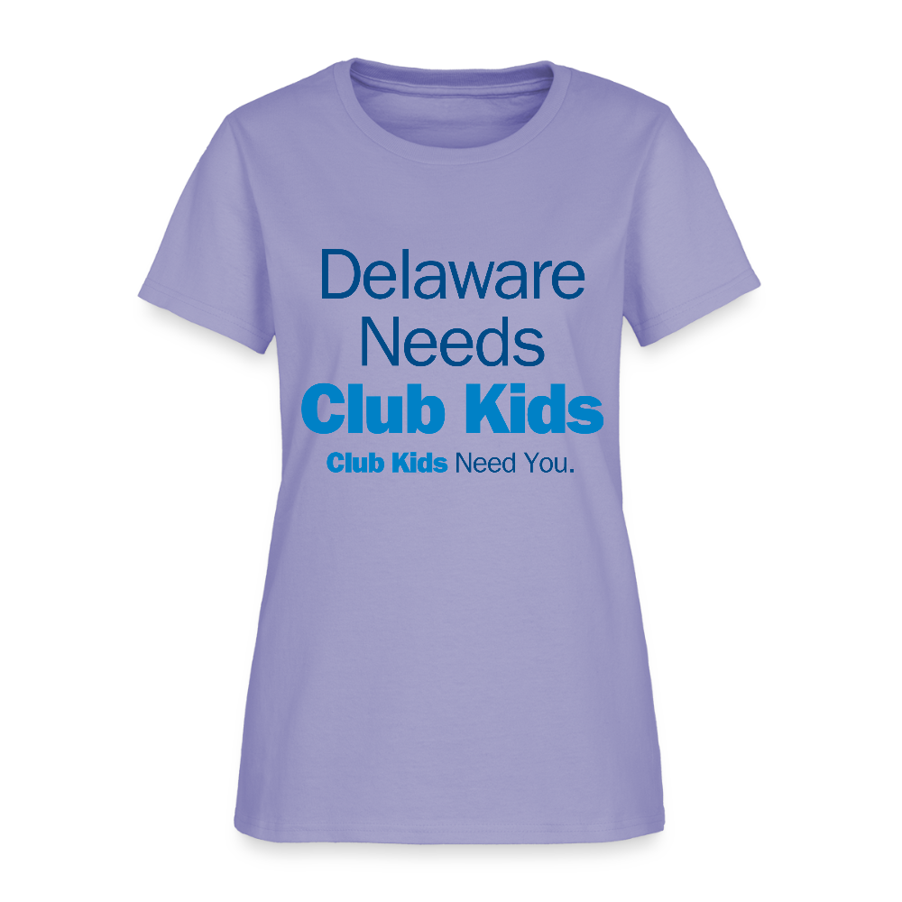 Delaware Needs Club Kids Women's T-Shirt - lavender