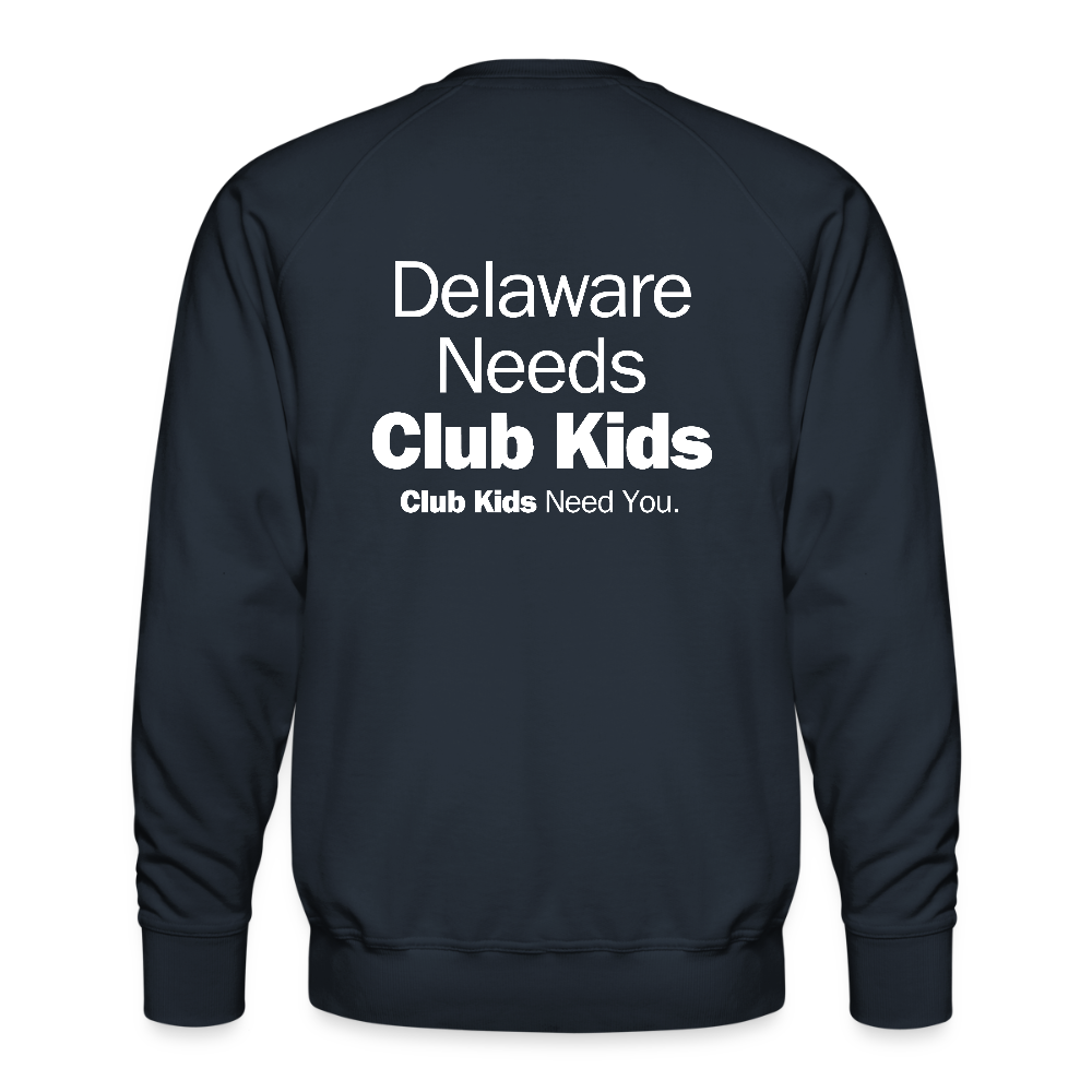 BGCDE Club Kids Need You  Men’s Premium Sweatshirt - navy
