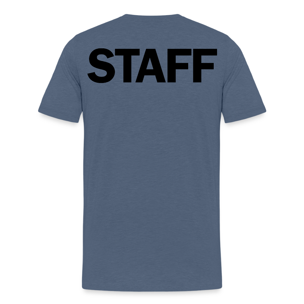 STAFF Men's Premium T-Shirt - heather blue