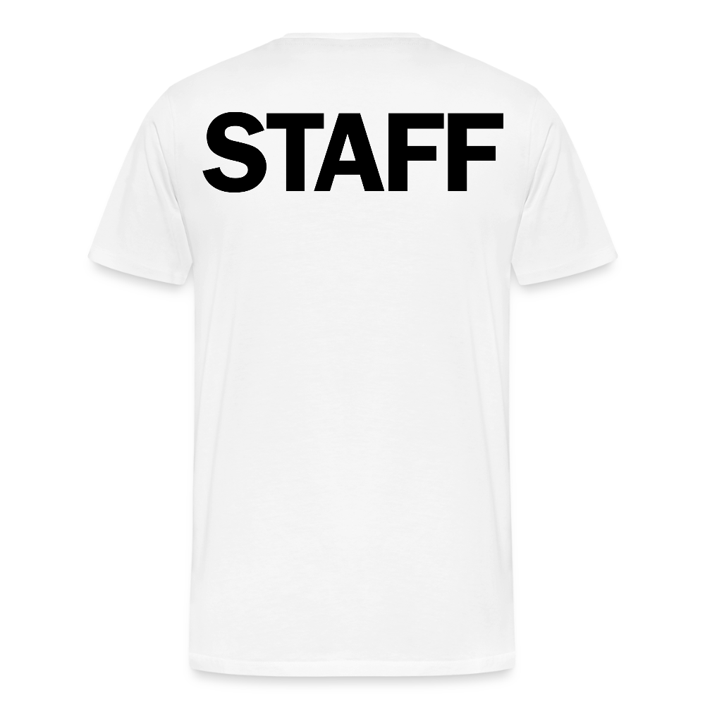 STAFF Men's Premium T-Shirt - white