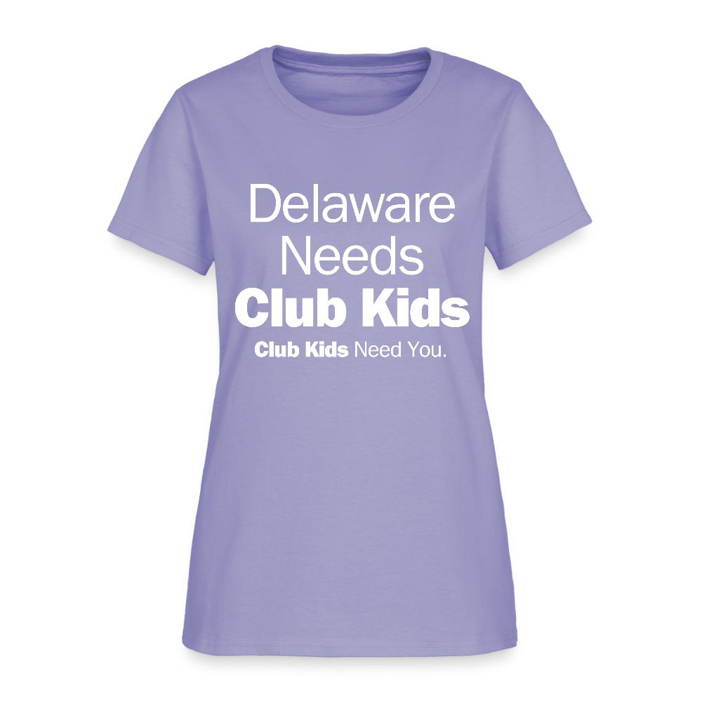 Delaware Needs Club Kids Women's T-Shirt - lavender