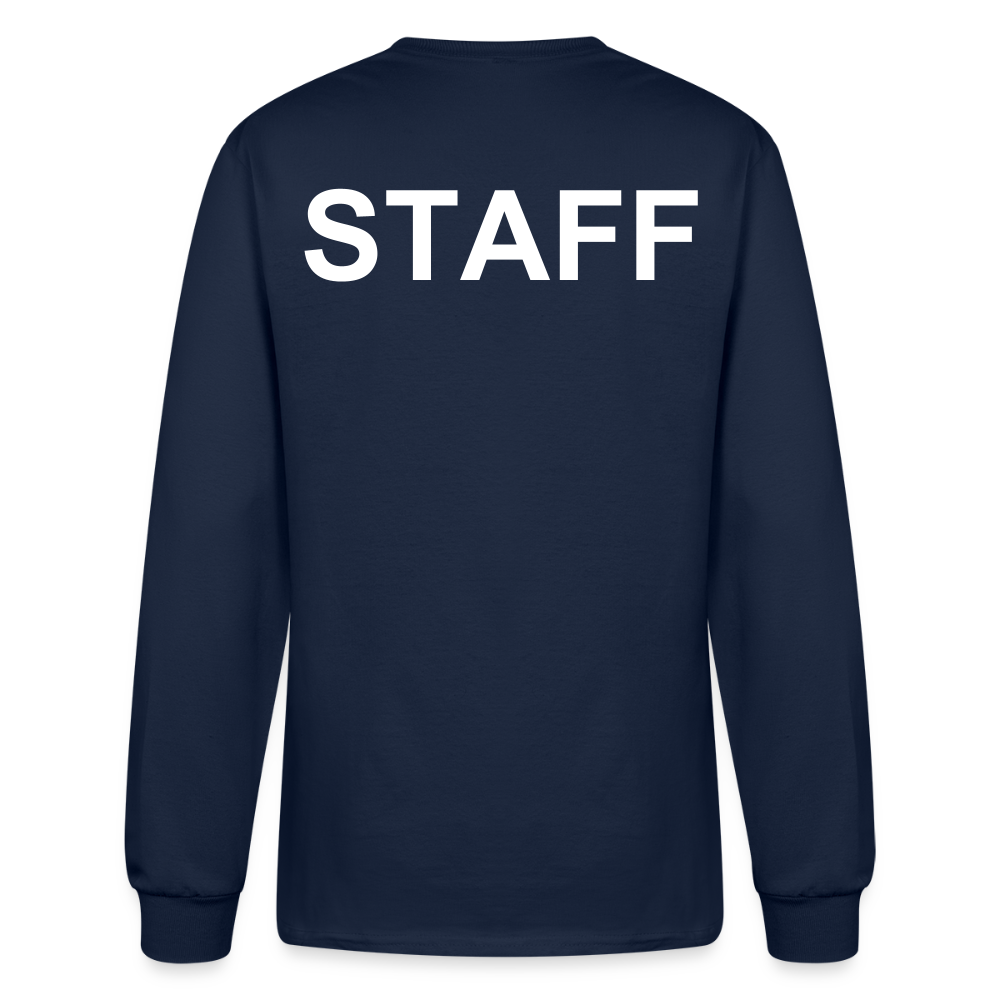 STAFF Men's Long Sleeve T-Shirt - navy