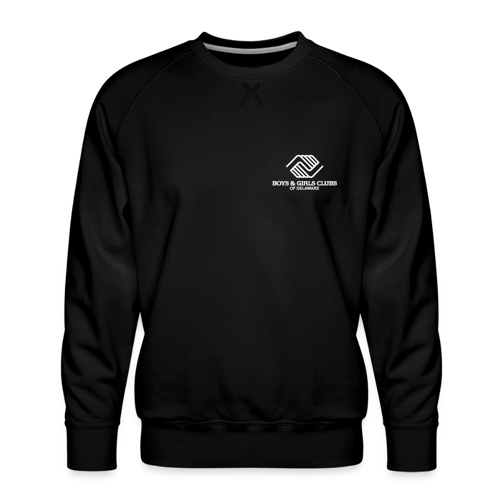 BGCDE Club Kids Need You BLUE - Dual Sided Men’s Premium Sweatshirt - black