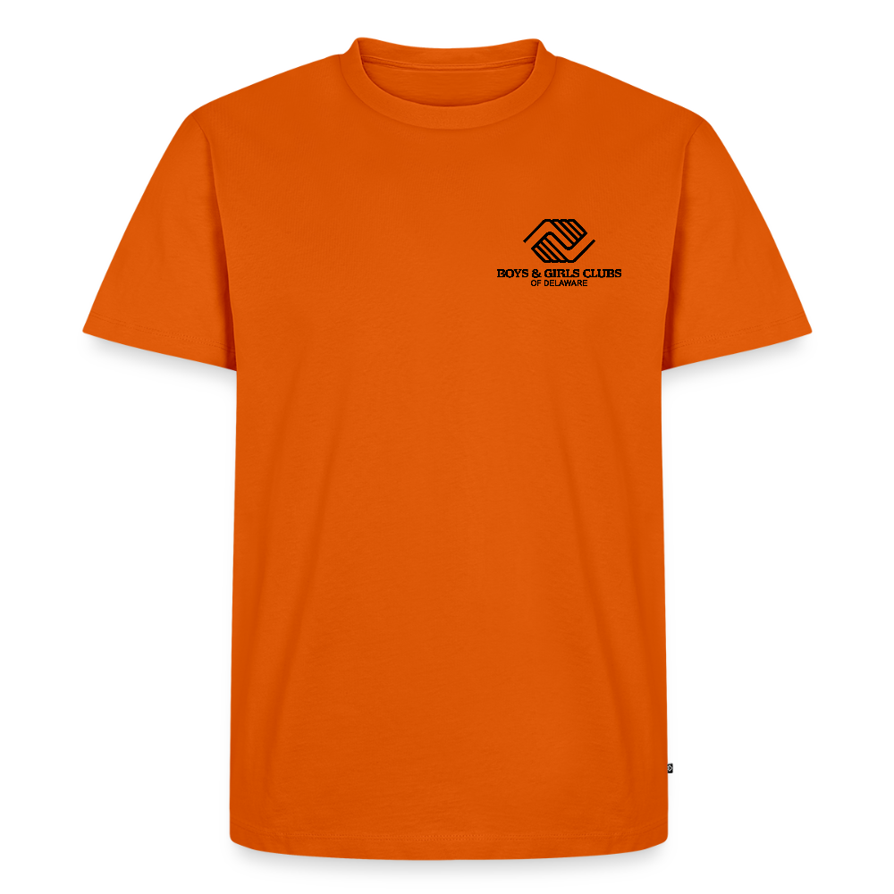 LOGO ONLY Men's Premium T-Shirt - orange 