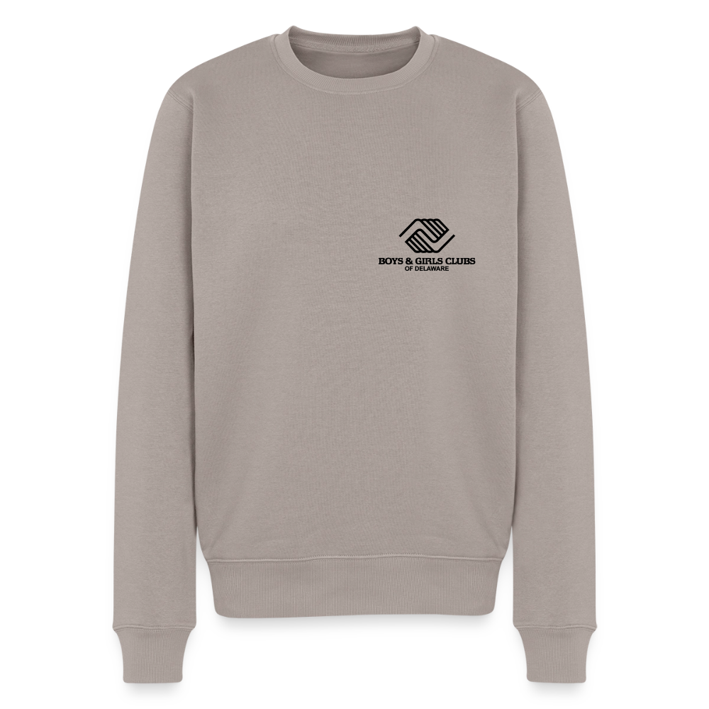BGCDE Club KIds Need You BLUE - Dual Sided Men’s Premium Sweatshirt - taupe