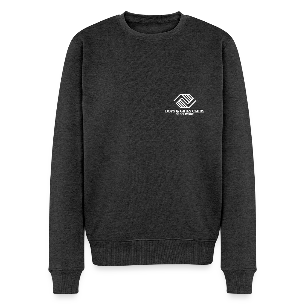 BGCDE Club Kids Need You BLUE - Dual Sided Men’s Premium Sweatshirt - heather anthracite
