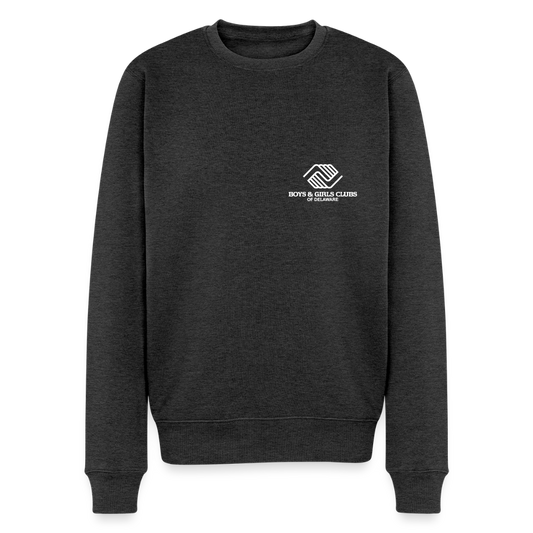 BGCDE Club Kids Need You BLUE - Dual Sided Men’s Premium Sweatshirt - heather anthracite