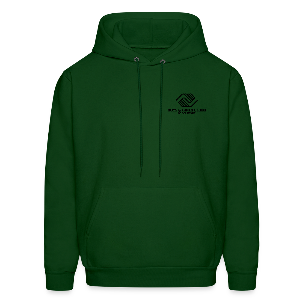 LOGO ONLY Men's Hoodie - forest green