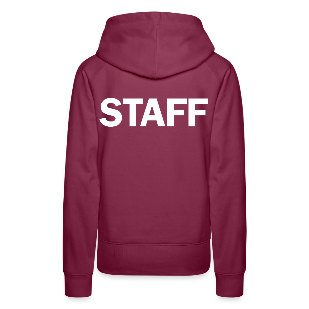 STAFF Women’s Premium Hoodie - burgundy