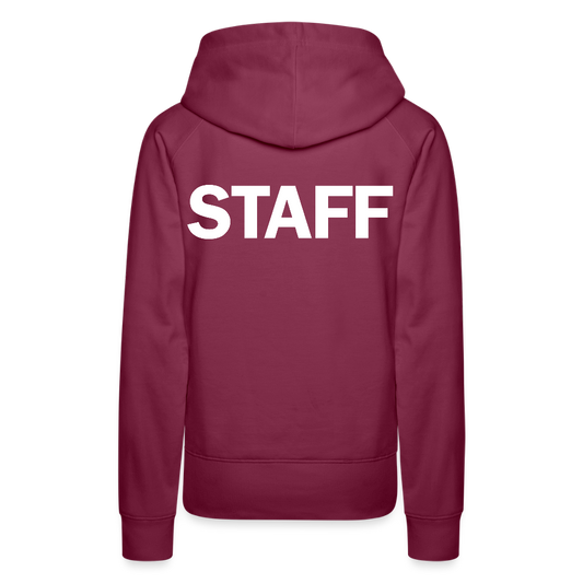 STAFF Women’s Premium Hoodie - burgundy