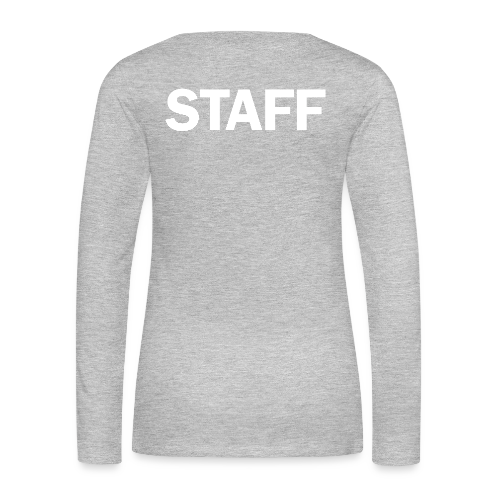 STAFF Women's Premium Long Sleeve T-Shirt - heather gray