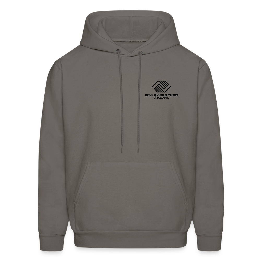 LOGO ONLY Men's Hoodie - asphalt gray