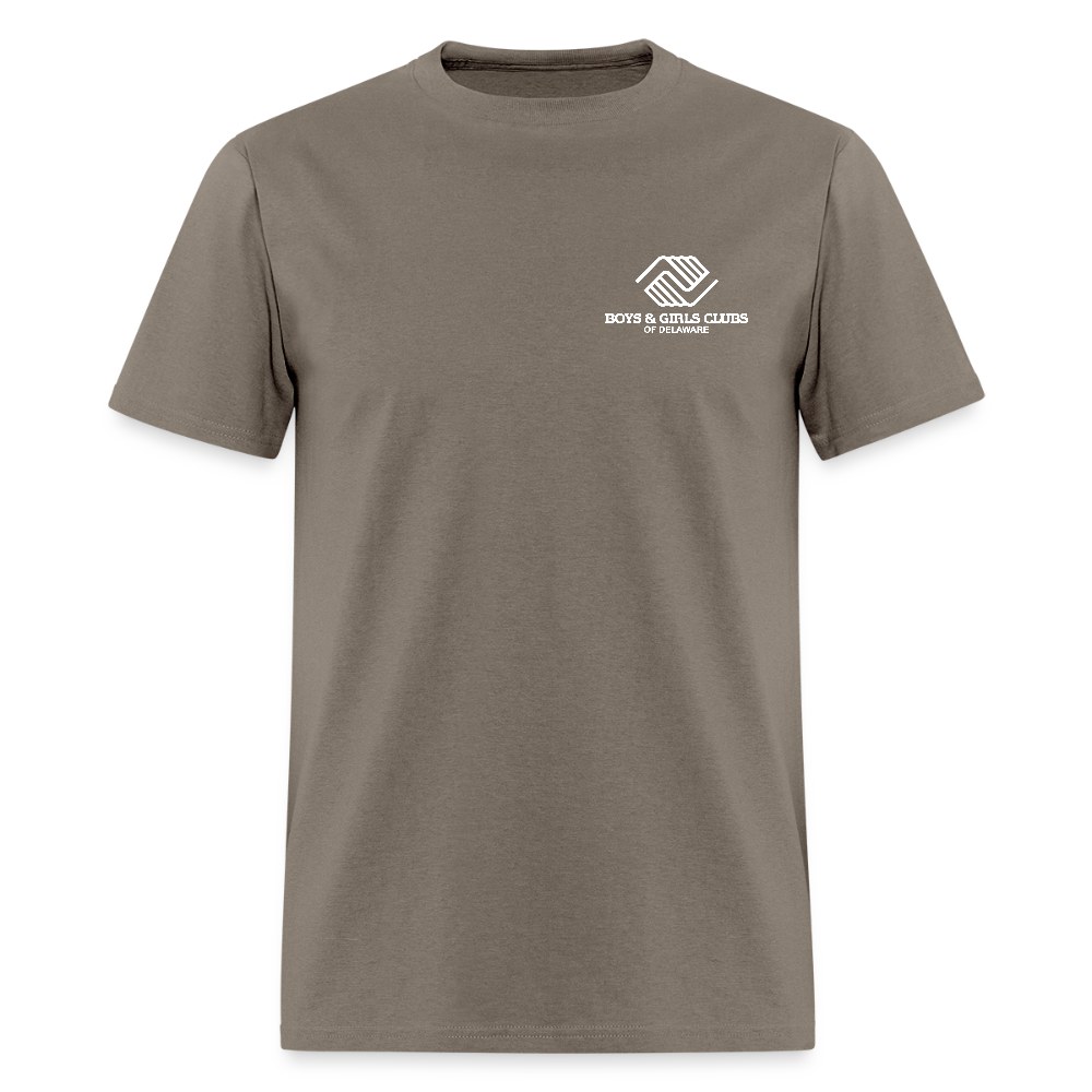 LOGO ONLY Men's T-Shirt | GILDAN 5000 - safari