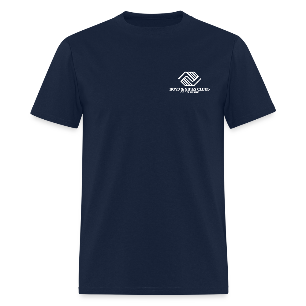LOGO ONLY Men's T-Shirt | GILDAN 5000 - navy