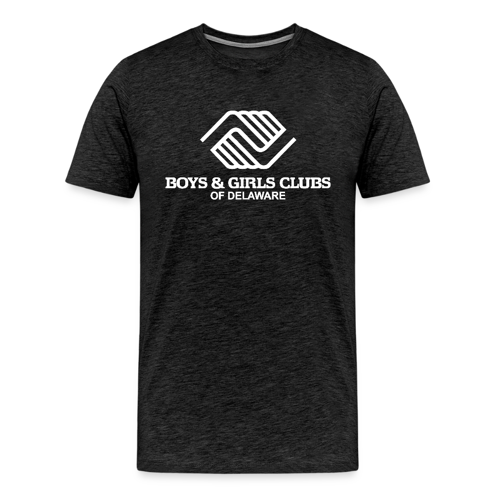 LOGO ONLY Men's Premium T-Shirt - charcoal grey