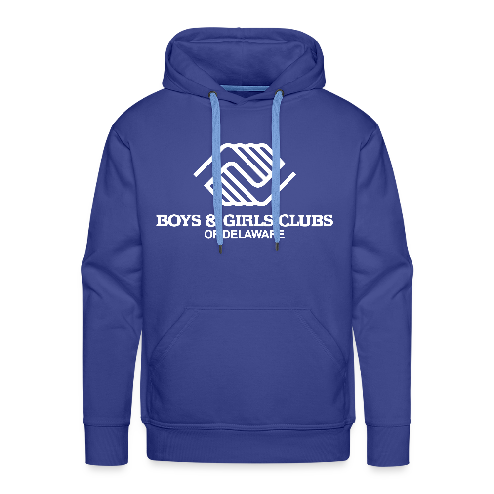 LOGO ONLY Men’s Premium Hoodie - royal blue
