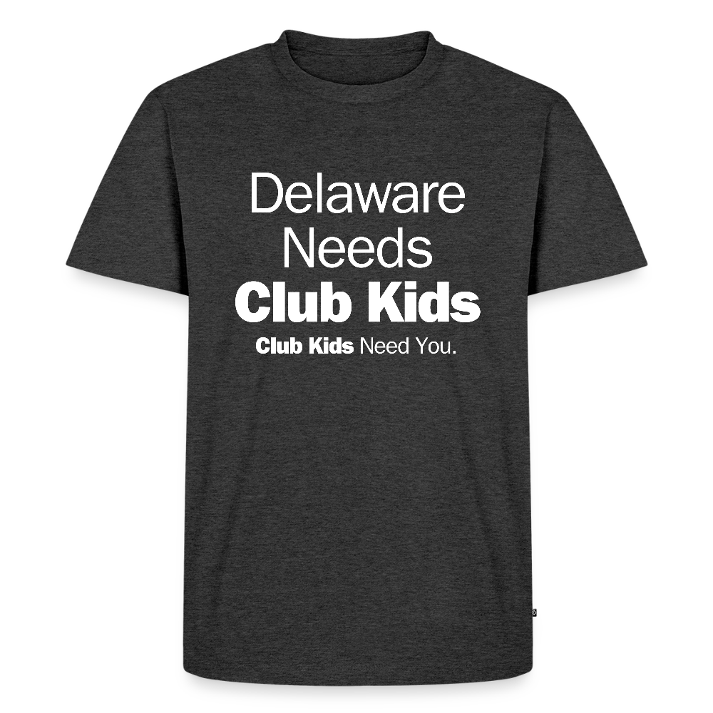 Delaware Needs Club Kids Men's Premium T-Shirt - heather anthracite