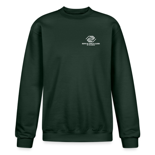 LOGO ONLY Champion Unisex Powerblend Sweatshirt - Dark Green