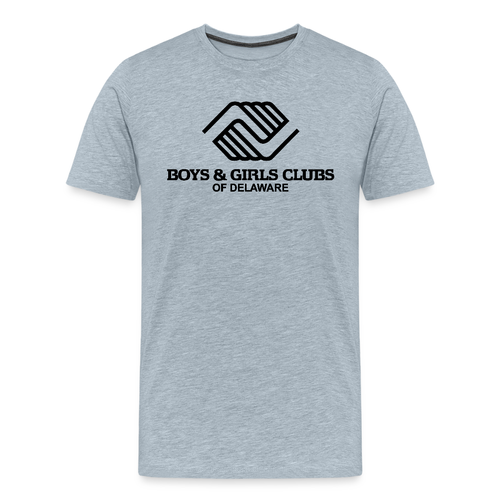 LOGO ONLY Men's Premium T-Shirt - heather ice blue