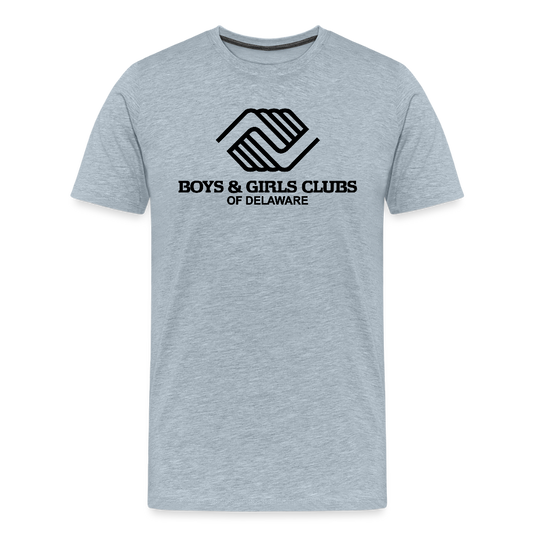 LOGO ONLY Men's Premium T-Shirt - heather ice blue