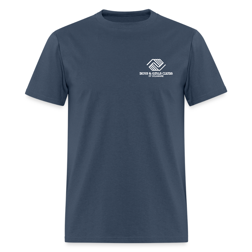 LOGO ONLY Men's T-Shirt | GILDAN 5000 -  blue dusk