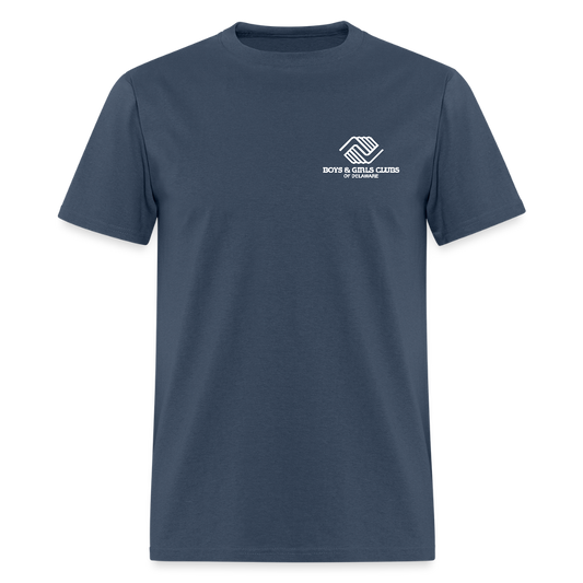 LOGO ONLY Men's T-Shirt | GILDAN 5000 -  blue dusk
