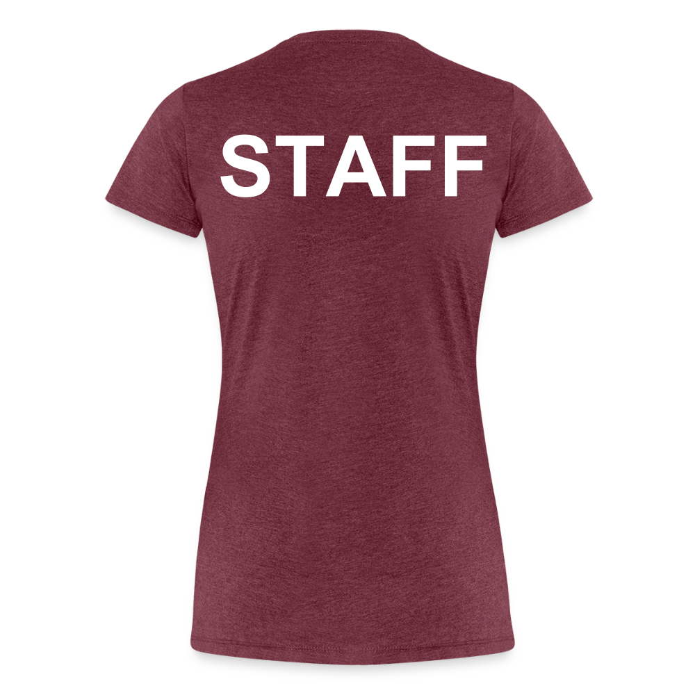 STAFF Women’s Premium T-Shirt - heather burgundy