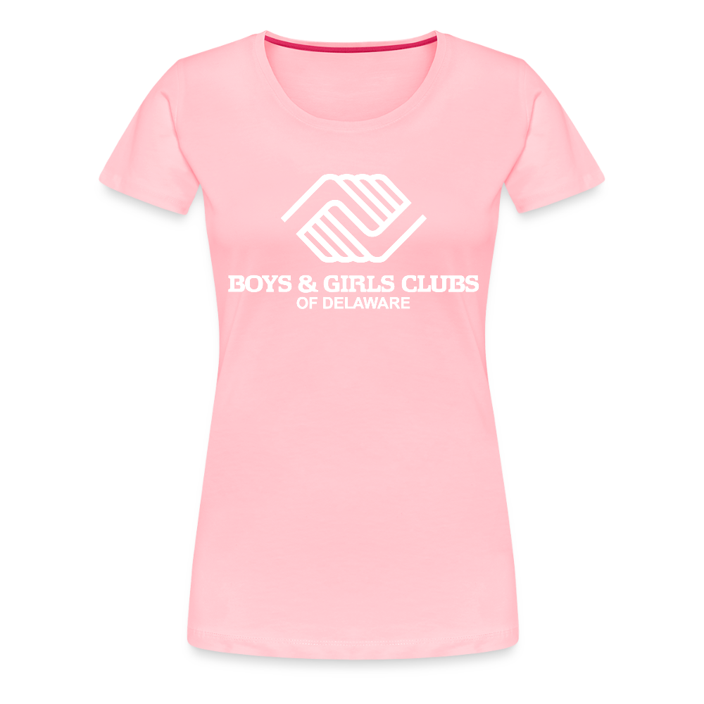 LOGO ONLY Women’s Premium T-Shirt - pink