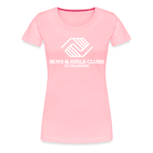 LOGO ONLY Women’s Premium T-Shirt - pink