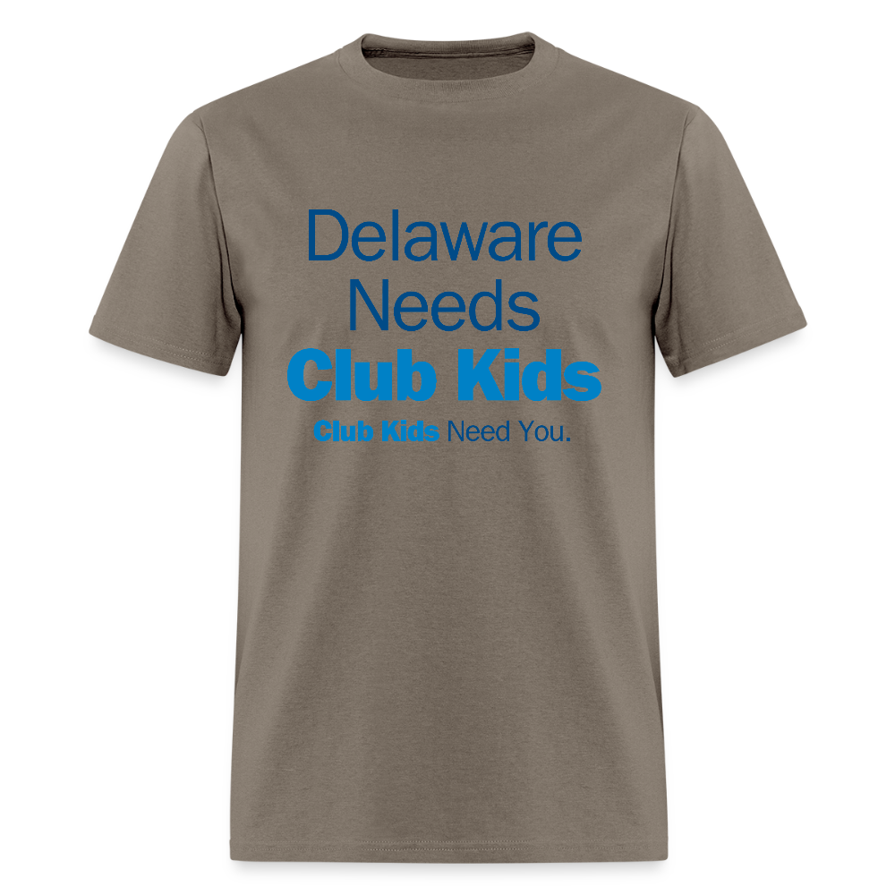 Delaware Needs Club Kids Men's T-Shirt | GILDAN 5000 - safari
