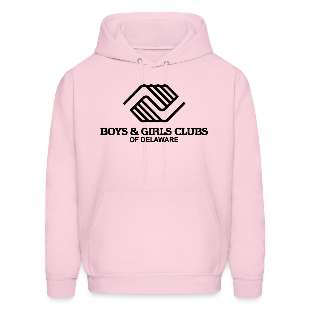 LOGO ONLY Men's Hoodie - pale pink