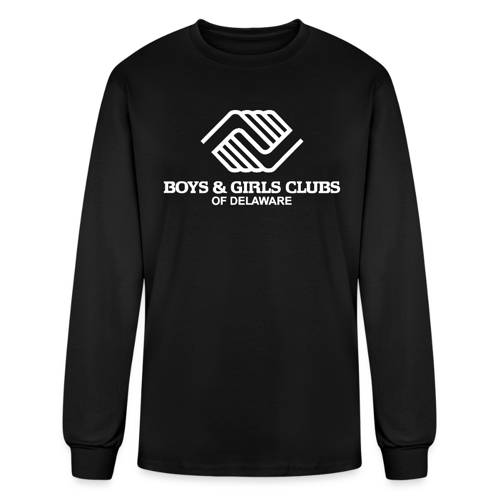 LOGO ONLY Men's Long Sleeve T-Shirt - black