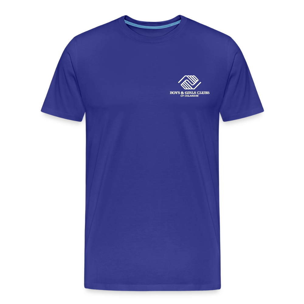 LOGO ONLY Men's Premium T-Shirt - royal blue