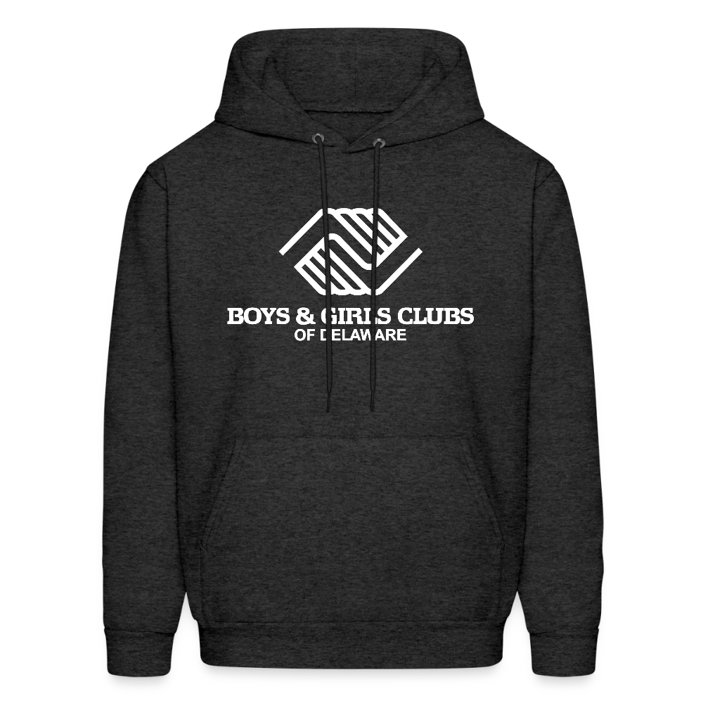 LOGO ONLY Men's Hoodie - charcoal grey