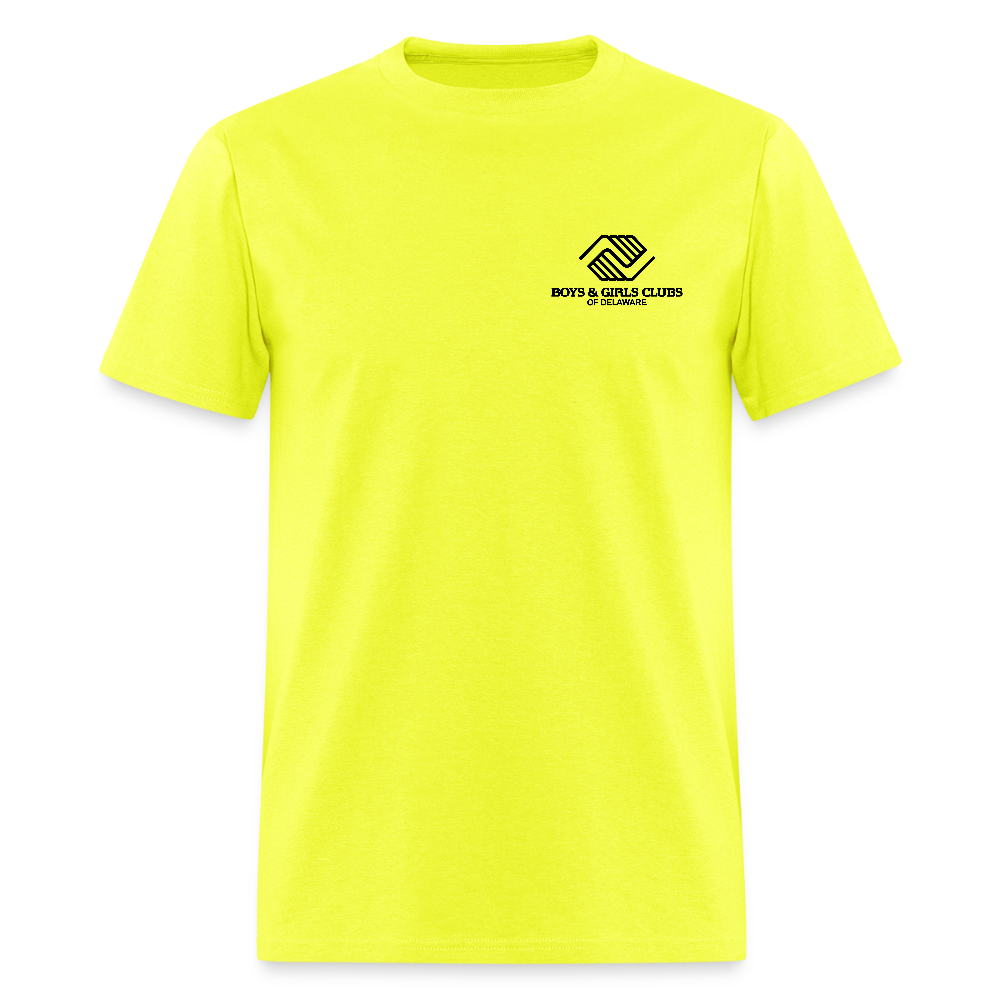 LOGO ONLY Men's T-Shirt | GILDAN 5000 - safety green