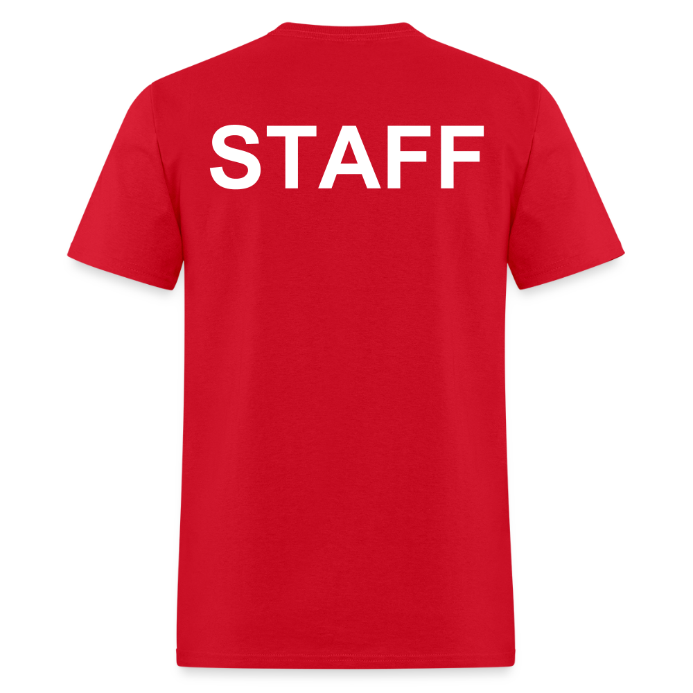 STAFF Men's T-Shirt | GILDAN 5000 - red