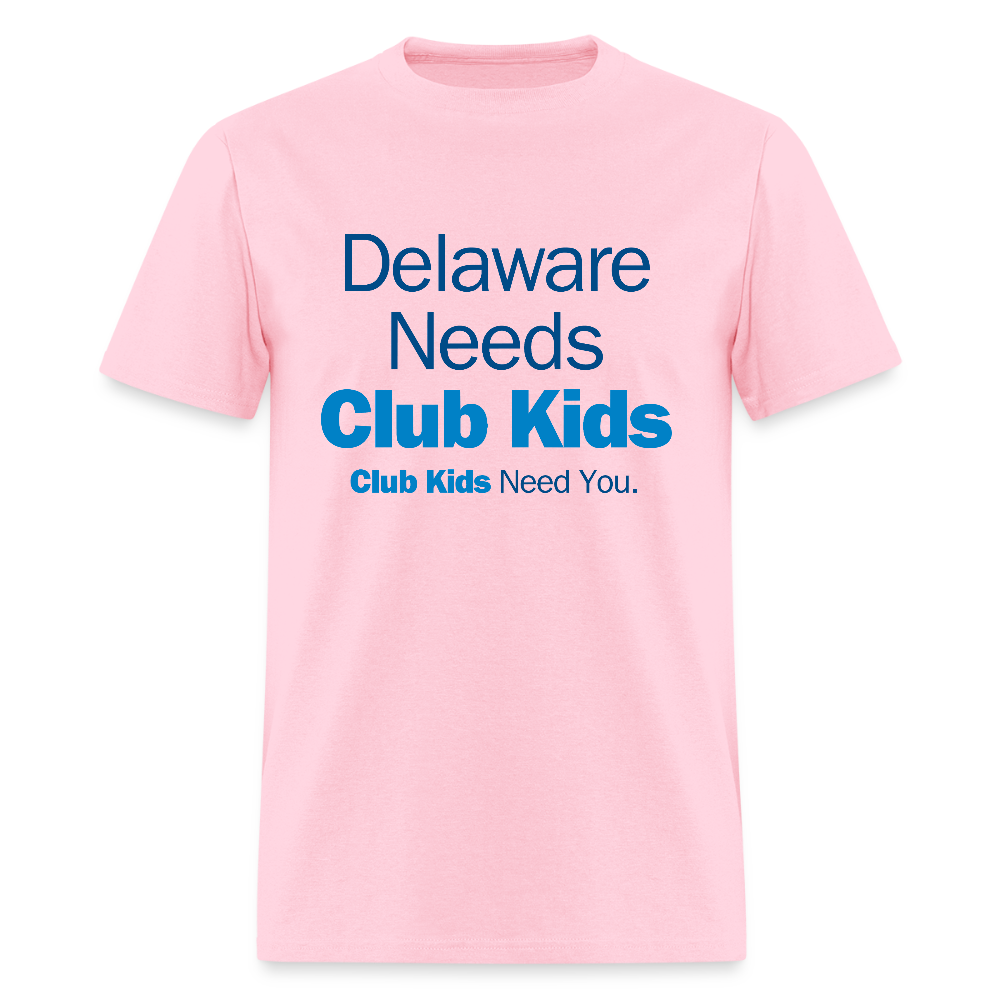 Delaware Needs Club Kids Men's T-Shirt | GILDAN 5000 - pink