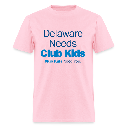 Delaware Needs Club Kids Men's T-Shirt | GILDAN 5000 - pink