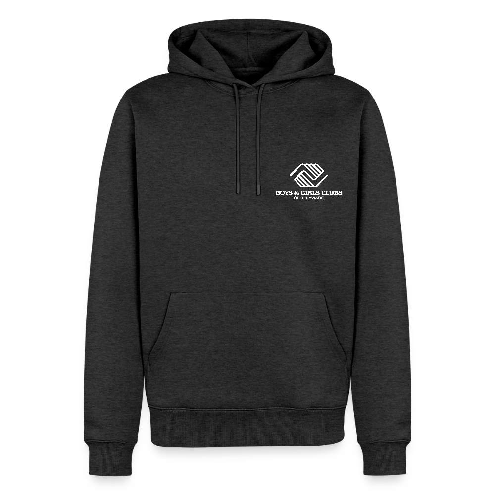 LOGO ONLY Men’s Premium Hoodie - heather anthracite