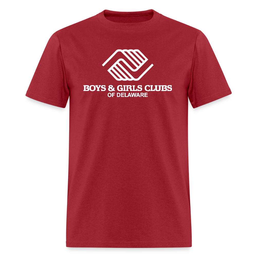 LOGO ONLY Men's T-Shirt | GILDAN 5000 - dark red